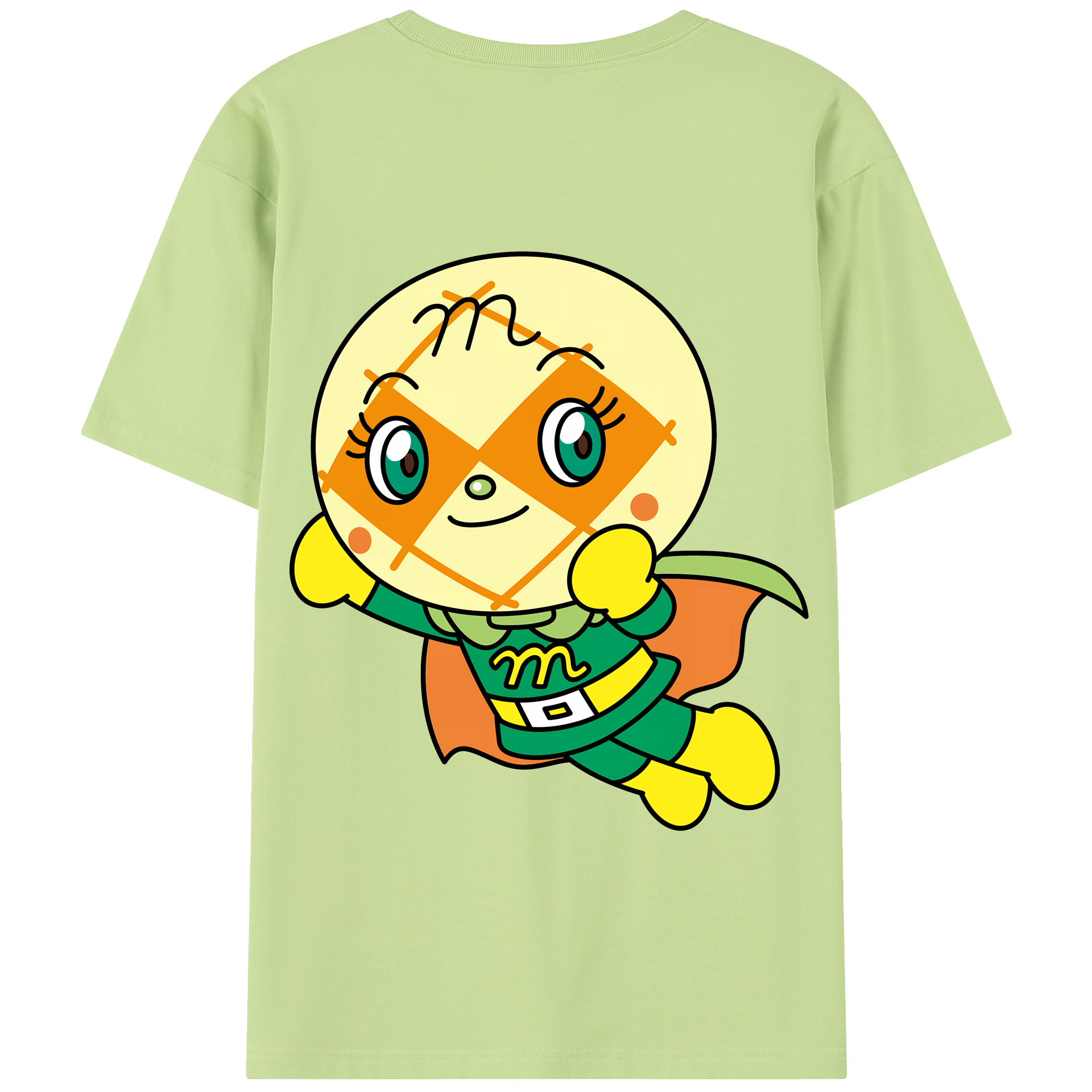 （画像用） アンパンマン Anpanman 綿100％半袖Tシャツ（背面プリント）
